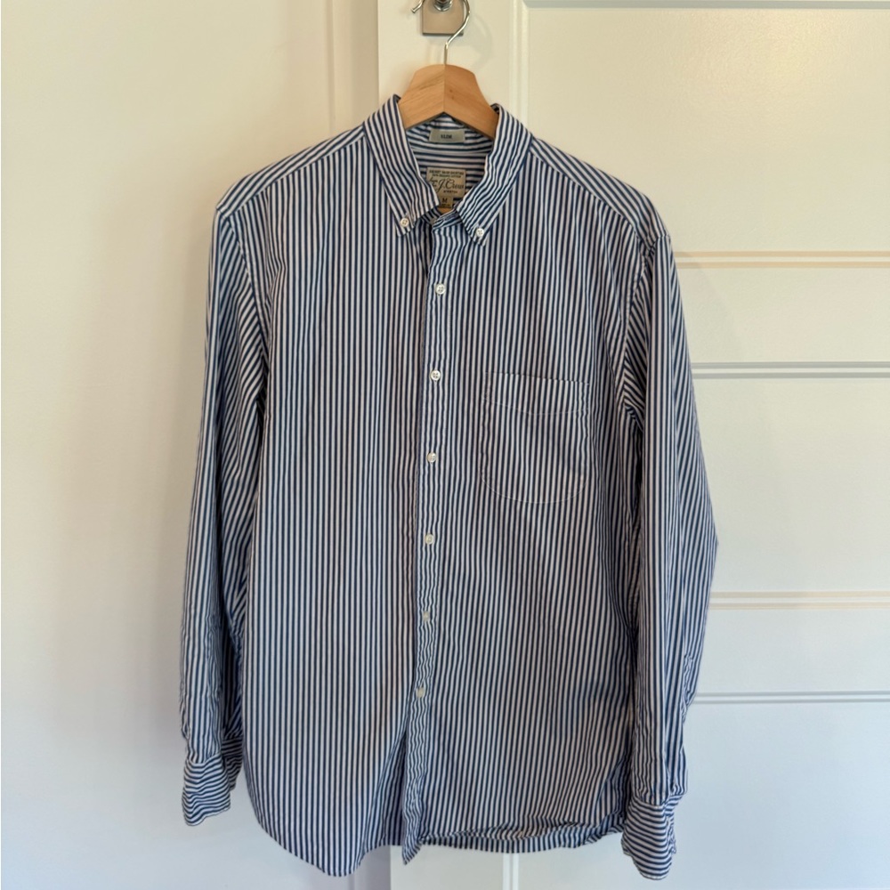 J. Crew Secret Wash Slim Fit Button Down Shirt